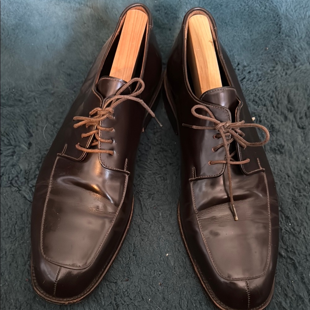 Elegant Brown Leather Men's Shoes